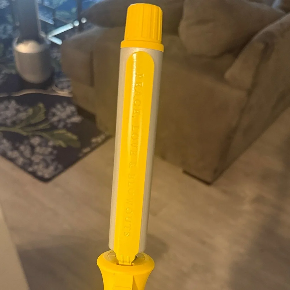Like New Yellow Curling Iron